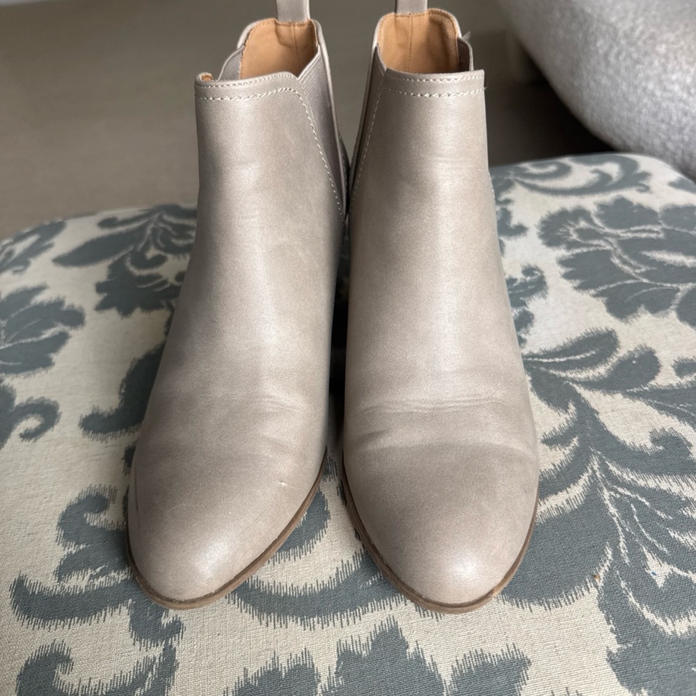 Dolce Vita Taupe Ankle Booties